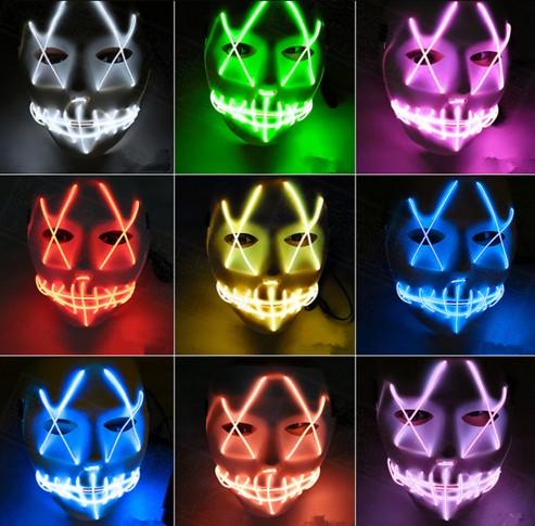 Halloween Led Glowing Full Face Mask - MOSTARYSTORE™