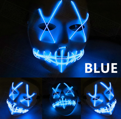 Halloween Led Glowing Full Face Mask - MOSTARYSTORE™