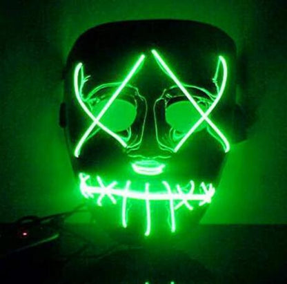 Halloween Led Glowing Full Face Mask - MOSTARYSTORE™