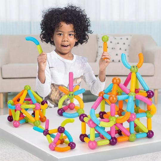 MOSTARY™ Magnetic Balls and Rods Set Educational Magnet Building Blocks - MOSTARYSTORE™