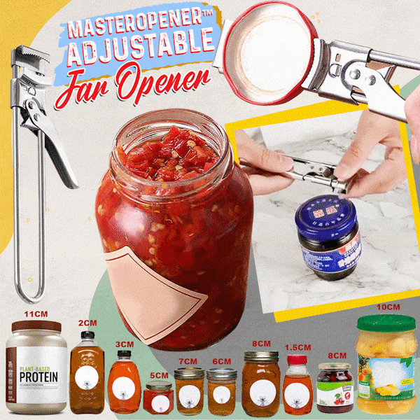 MOSTARY™ Adjustable Jar & Bottle Opener - MOSTARYSTORE™