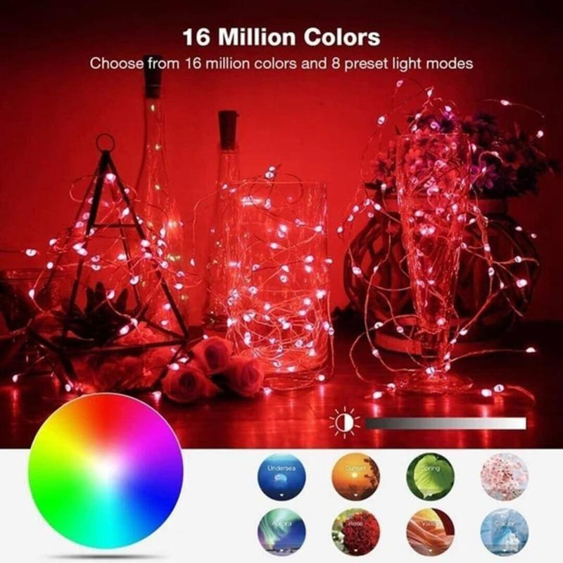 Christmas Tree LED Lights with Customized App Remote Control