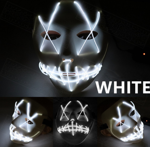 Halloween Led Glowing Full Face Mask - MOSTARYSTORE™