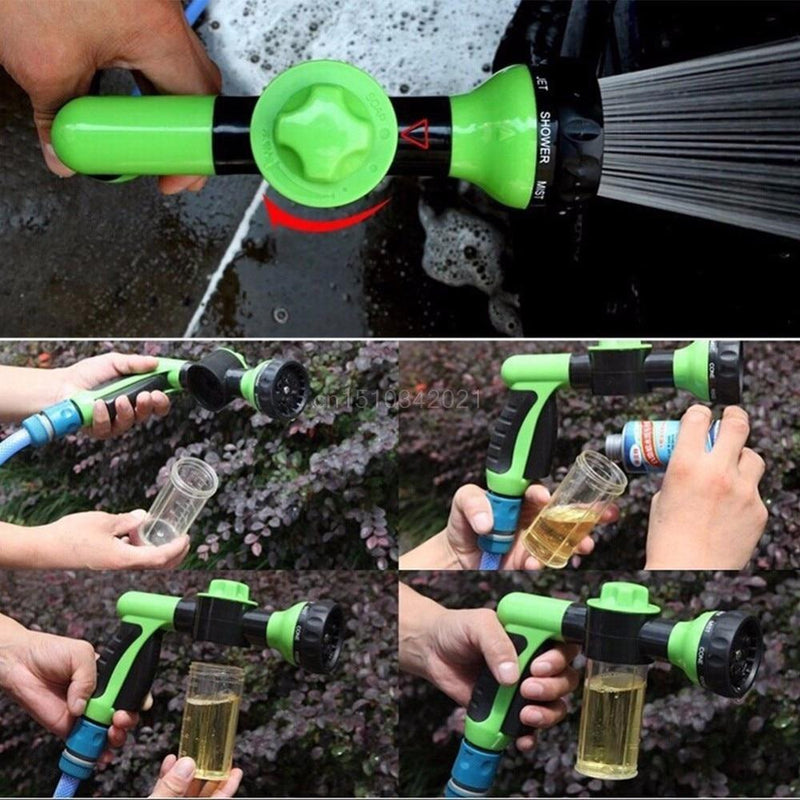 MOSTARY™ Horse Washing Tool, 8 in 1 Jet Spray Gun, Soap Dispenser, for Horeses, Cows, Garden Watering, Car Washing Tool - MOSTARYSTORE™