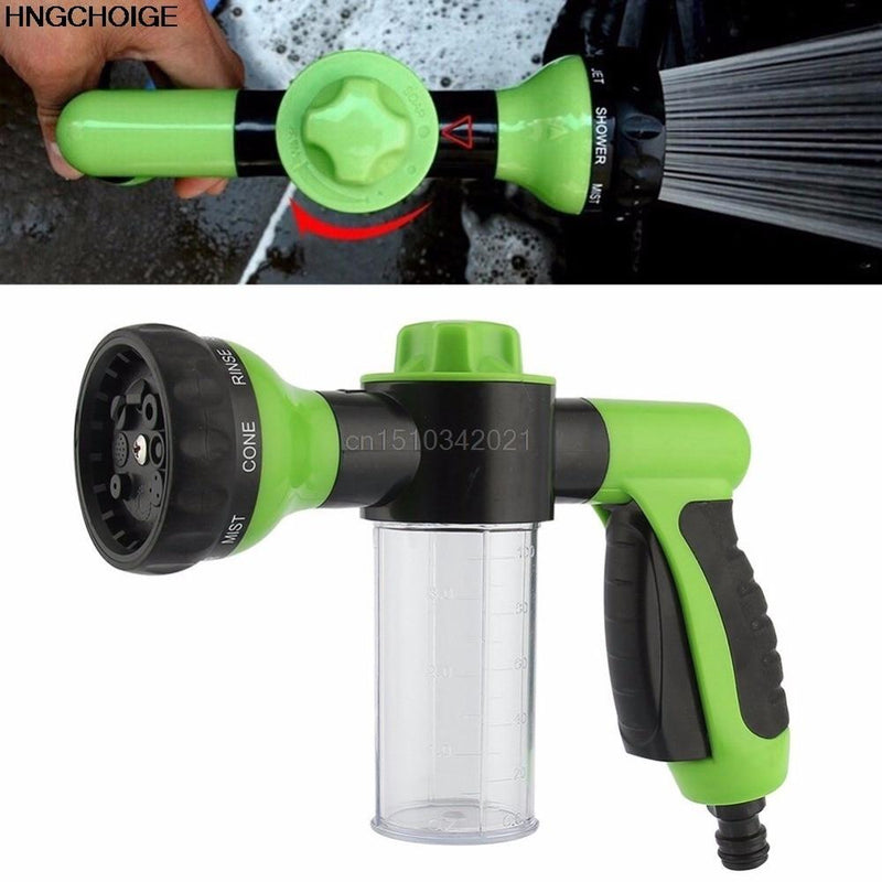 Car Foam Sprayer Nozzle Water Sprinkler With Soap Reservoir Garden Pressure  Hose Nozzle Foam Gun