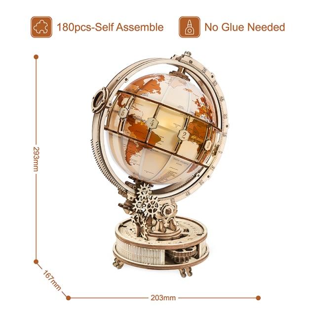 Luminous 3D Puzzle Globe - MOSTARYSTORE™